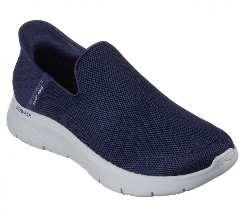 Navy Skechers Go Walk Flex - No Hands Men's Slip On | IPEB-10423