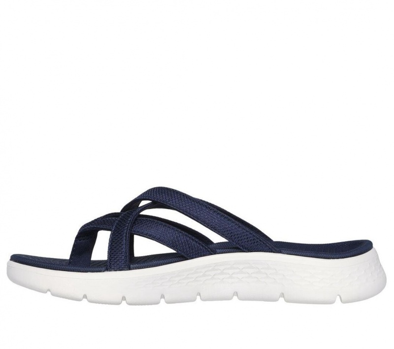 Navy Skechers Go Walk Flex - Strut Women's Sandals | YAQJ-71823