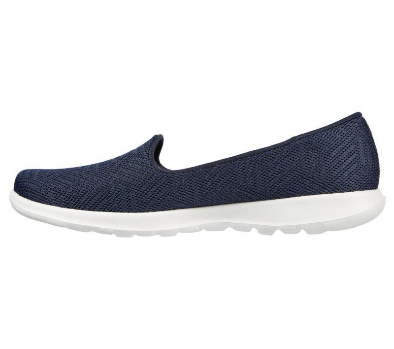 Navy Skechers Go Walk Lite - Sweet Gal Women's Flats | UAWL-72198