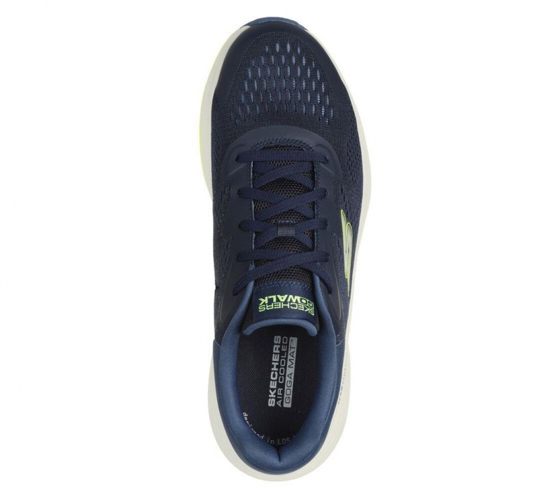 Navy Skechers Go Walk Max Walker - Augustus Men's Sneakers | NMQU-47168