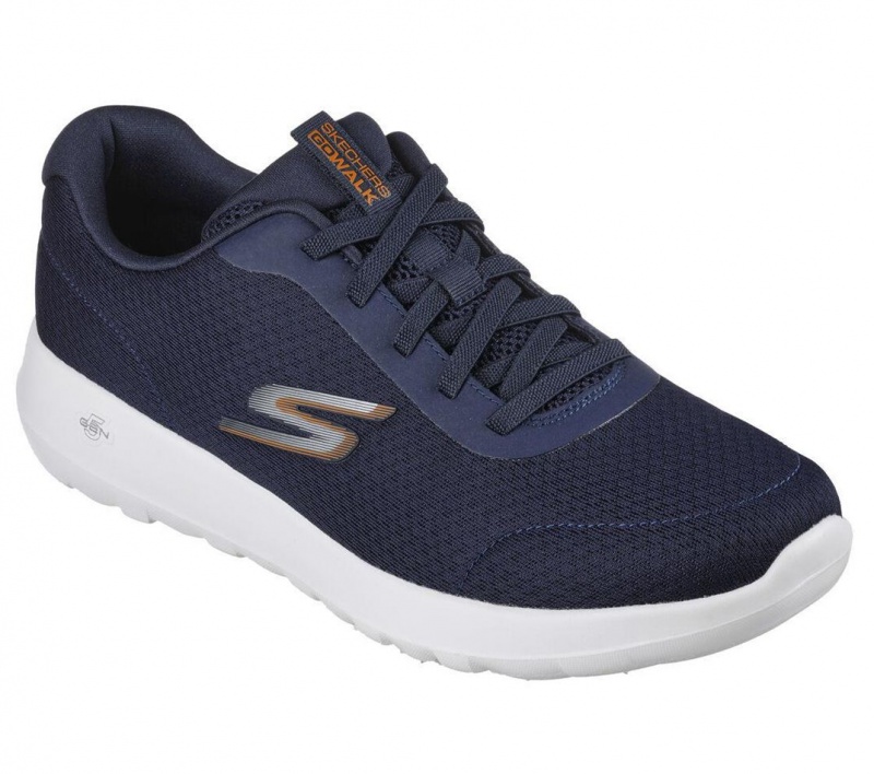 Navy Skechers Go Walk Max - Midshore Men's Slip On | PLKH-26074