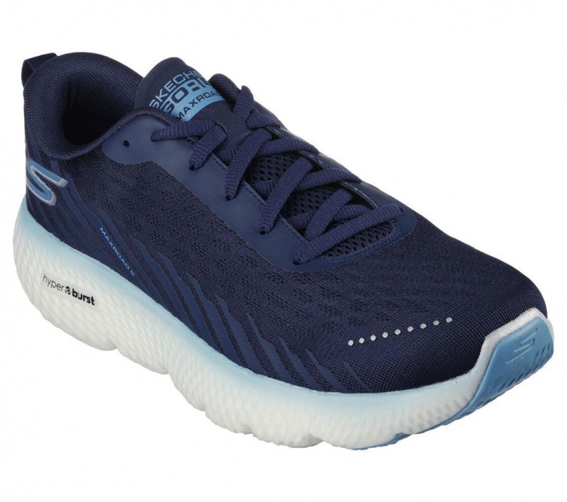 Navy Skechers Gorun Maxroad 5 Men's Sneakers | TZWU-01653