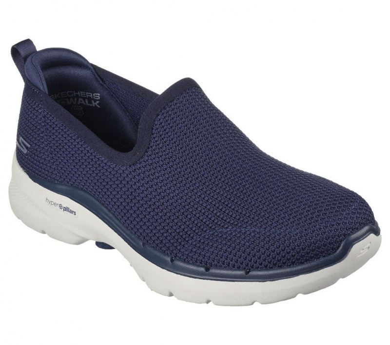 Navy Skechers Gowalk 6 - Clear Virtue Women's Sneakers | OVXL-69382