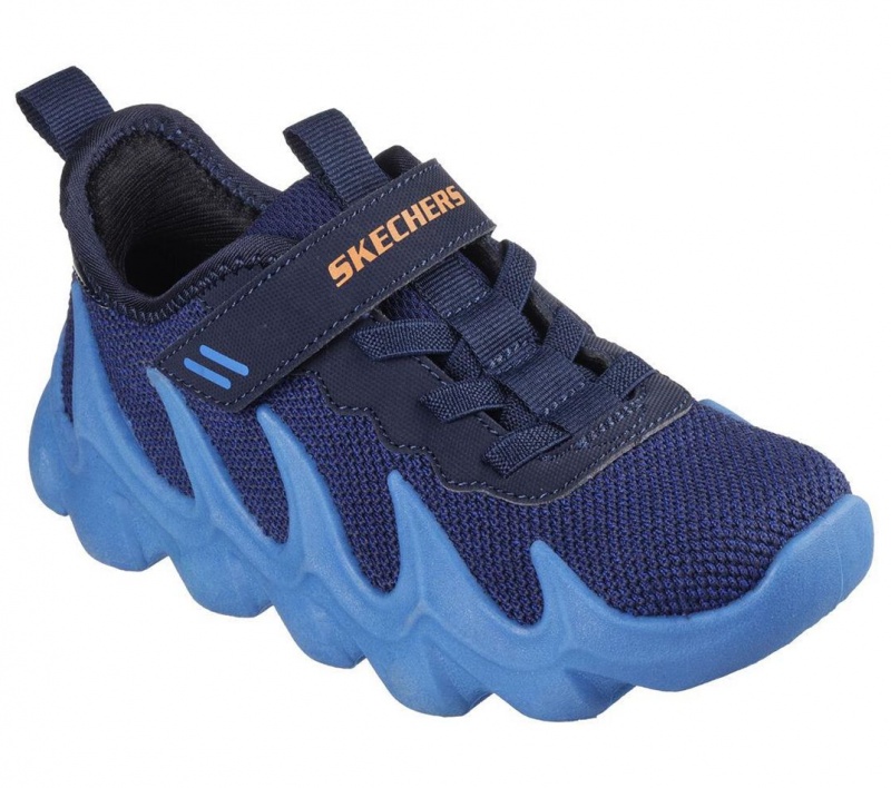 Navy Skechers Hydro Wave Boys' Sneakers | UEGO-52691