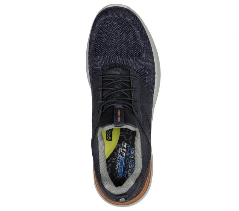 Navy Skechers Lattimore - Radium Men's Slip On | HEBJ-80379