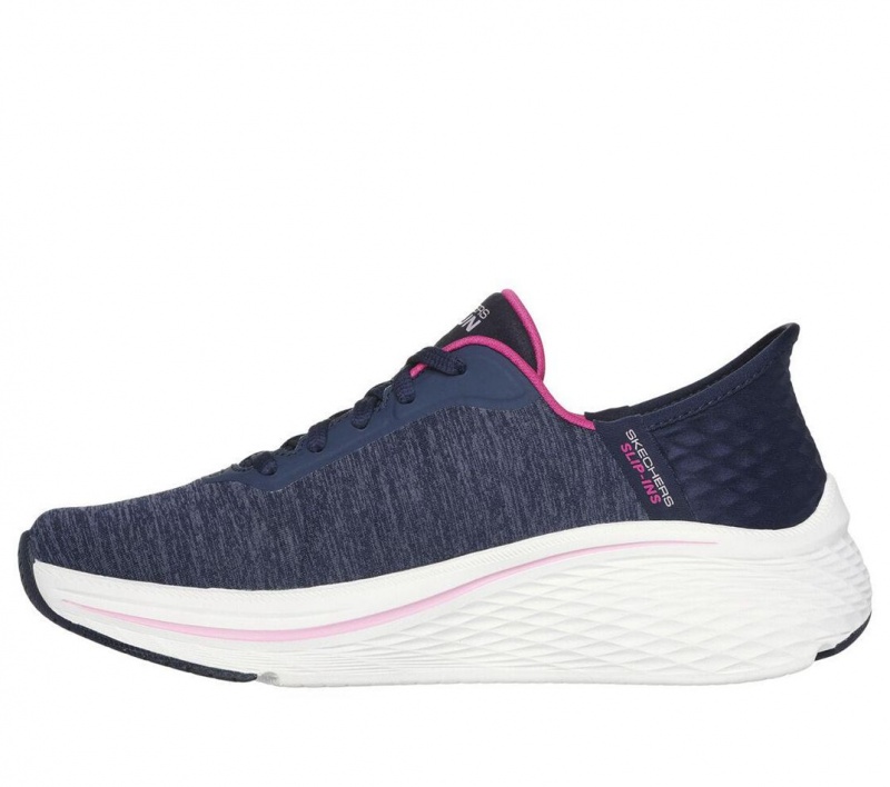 Navy Skechers Max Cushioning Elite - Prevail Women's Slip On | MXVH-37126