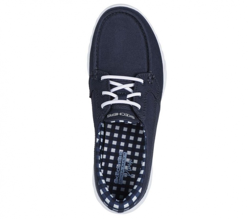 Navy Skechers On The Go Ideal - Picnic Perfect Women's Slip On | ZNOY-03478