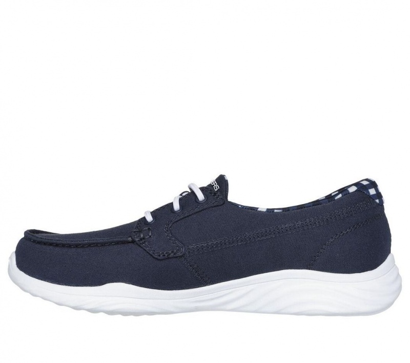 Navy Skechers On The Go Ideal - Picnic Perfect Women's Slip On | ZNOY-03478