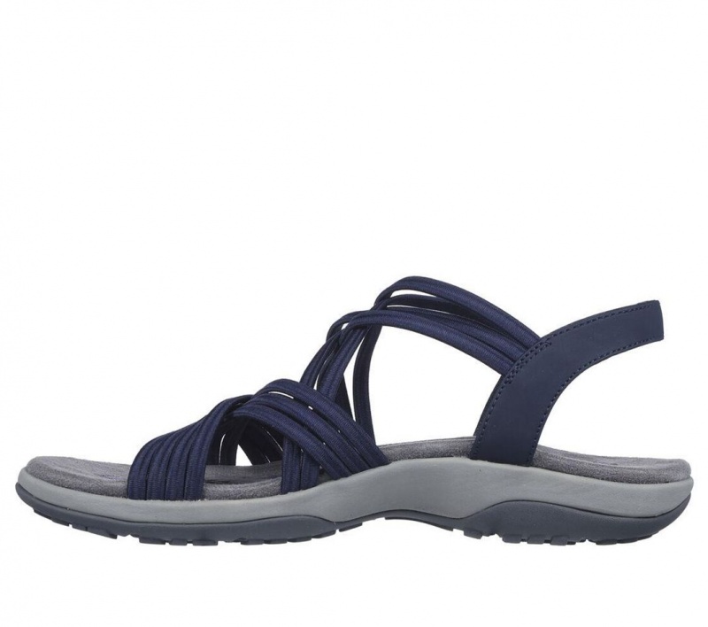 Navy Skechers Reggae Slim - Sunnyside Women's Sandals | LBOT-25918