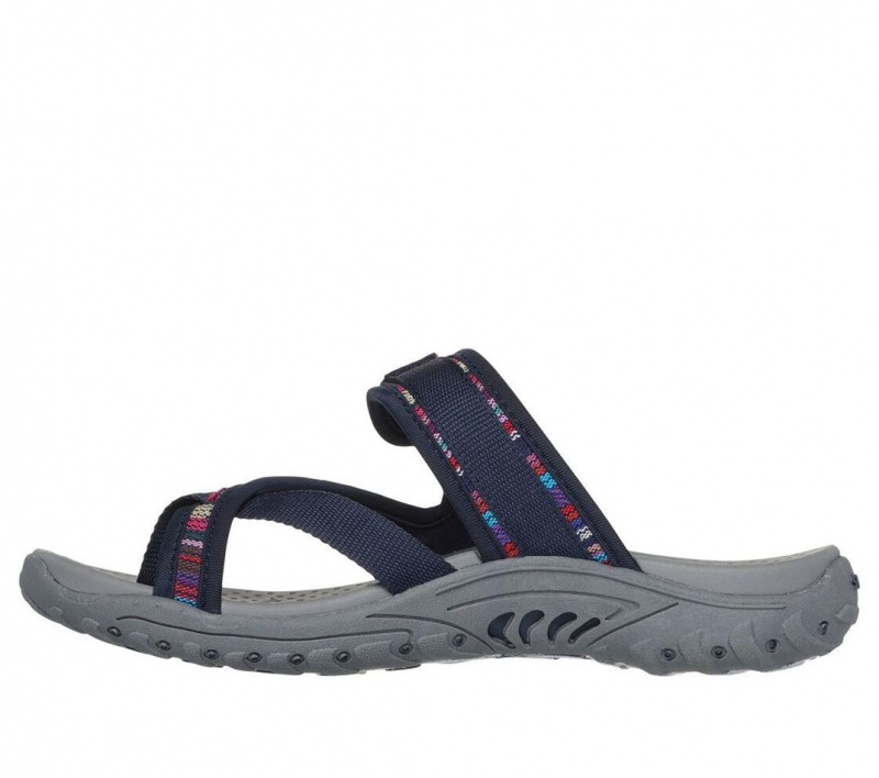 Navy Skechers Reggae - Baja Sunrise Women's Sandals | JBXT-25183