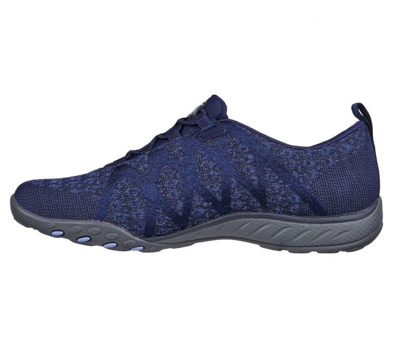 Navy Skechers Relaxed Fit: Breathe-easy - Infi-knity Women's Slip On | WVGC-79538