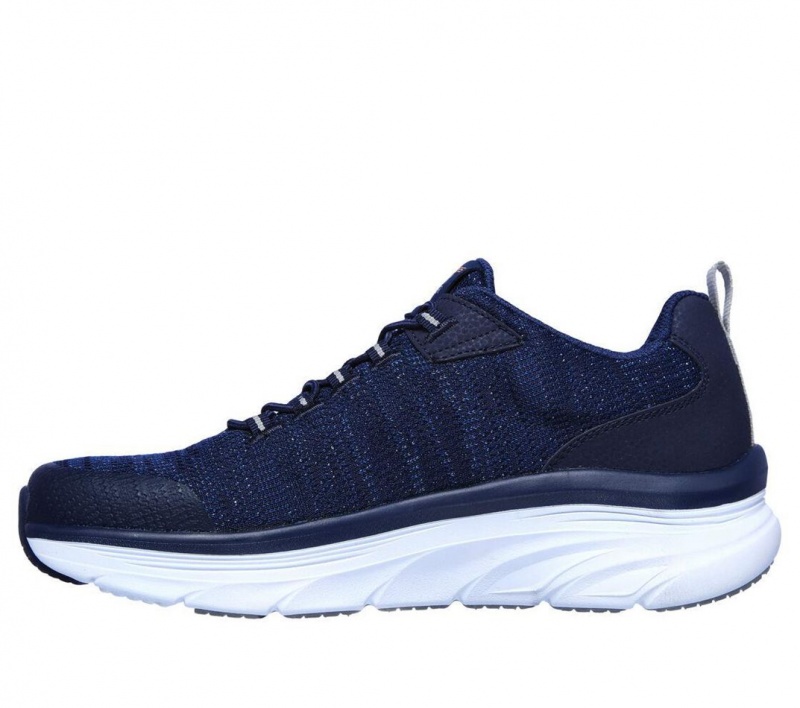 Navy Skechers Relaxed Fit: D'lux Walker - Pensive Men's Sneakers | PNUM-23145