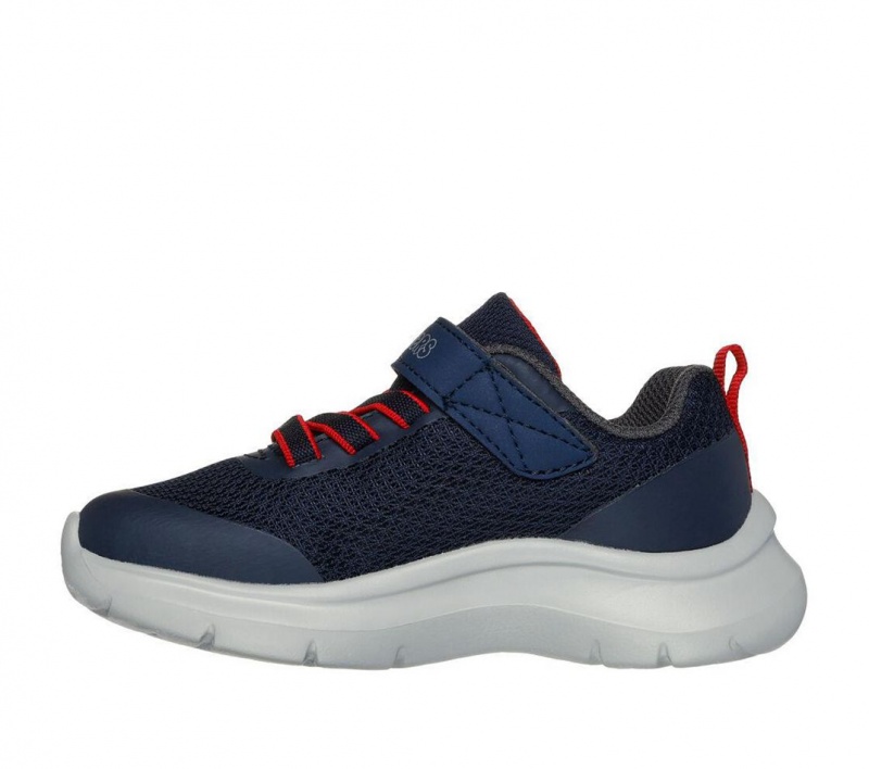 Navy Skechers Skech Fast - Brisk Buddies Boys' Sneakers | BYUS-13864