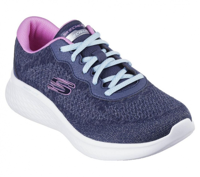 Navy Skechers Skech-lite Pro - Cute Debut Women's Sneakers | EXNR-63751