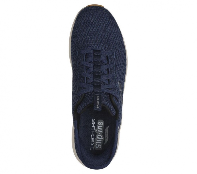 Navy Skechers Slip-ins: Arch Fit 2.0 - Look Ahead Men's Sneakers | IOFR-18023