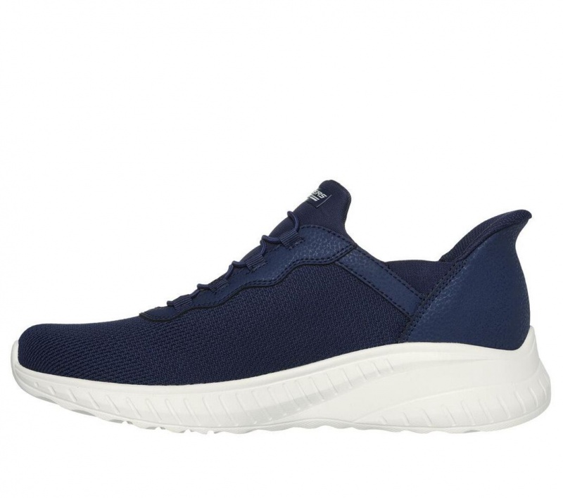 Navy Skechers Slip-ins: Bobs Sport Squad Chaos Men's Sneakers | ZSUV-12097