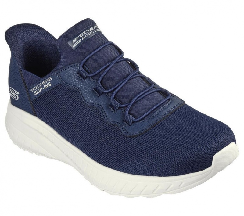 Navy Skechers Slip-ins: Bobs Sport Squad Chaos Men's Sneakers | ZSUV-12097