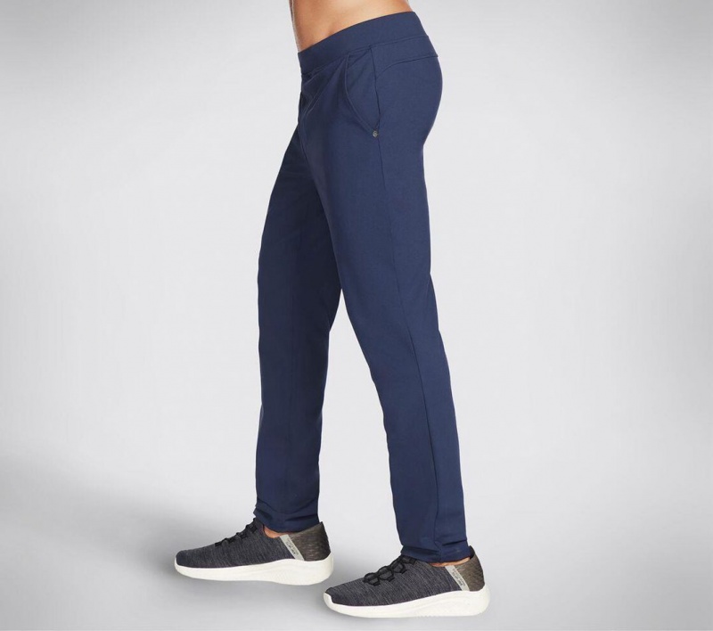 Navy Skechers Slip-ins Controller Tapered Men's Pants | OBWJ-71542