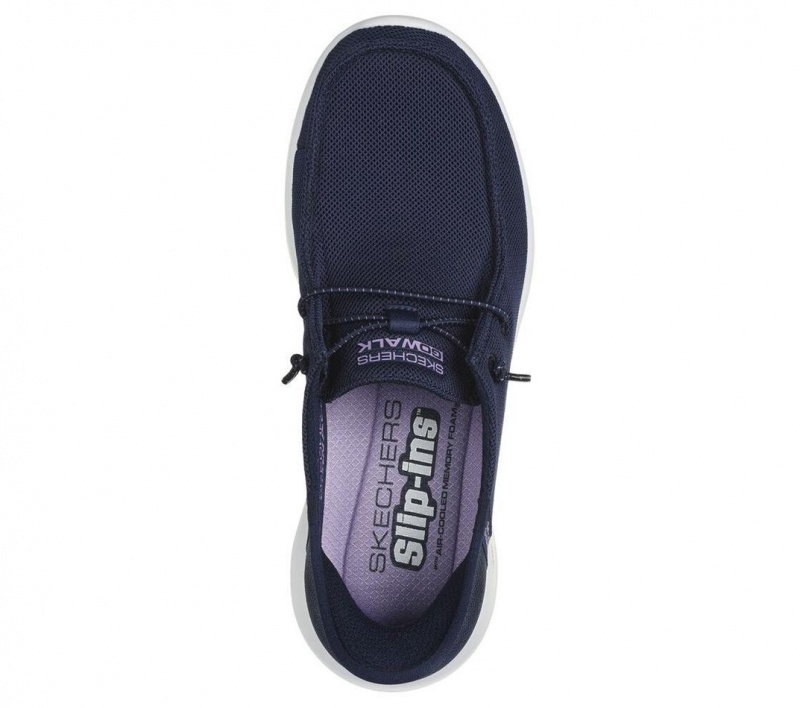 Navy Skechers Slip-ins: Go Walk Joy - Idalis Women's Boat Shoes | DIOK-13597