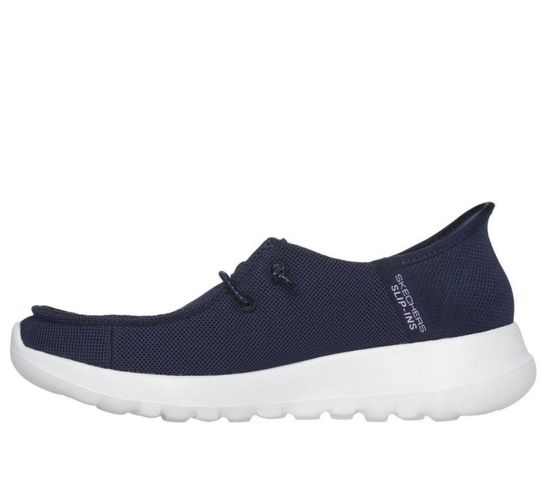 Navy Skechers Slip-ins: Go Walk Joy - Idalis Women's Boat Shoes | DIOK-13597