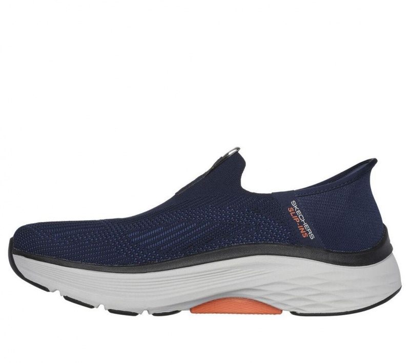 Navy Skechers Slip-ins: Max Cushioning Af - Fortuitous Men's Sneakers | URAB-05237