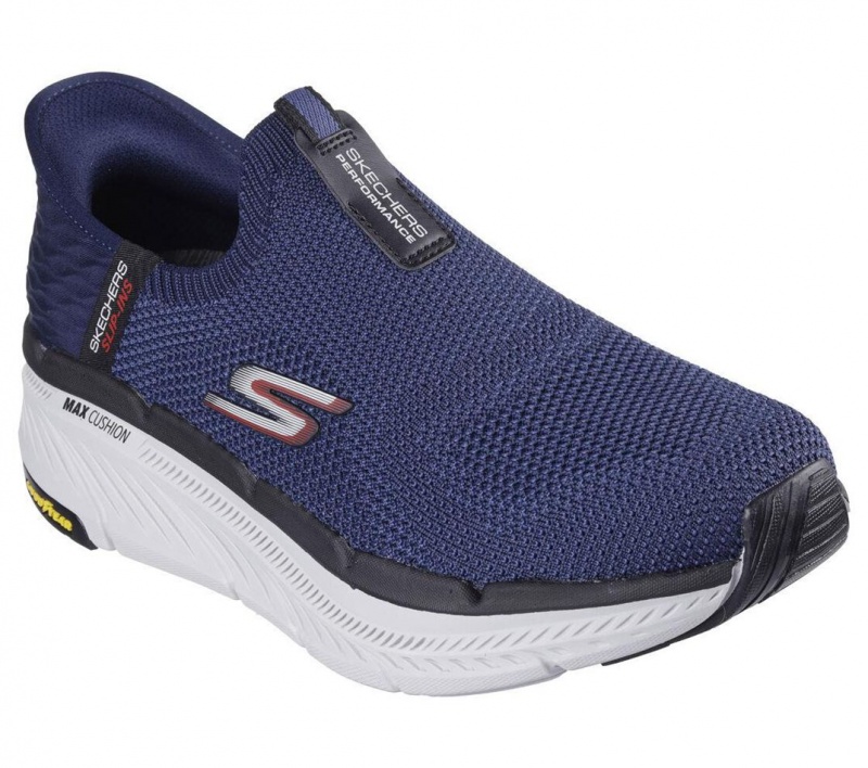 Navy Skechers Slip-ins: Max Cushioning Premier 2.0 Men's Sneakers | XYFG-78169