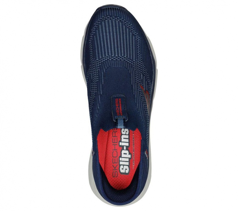 Navy Skechers Slip-ins: Max Cushioning - Advantageous Men's Sneakers | ASKL-40928