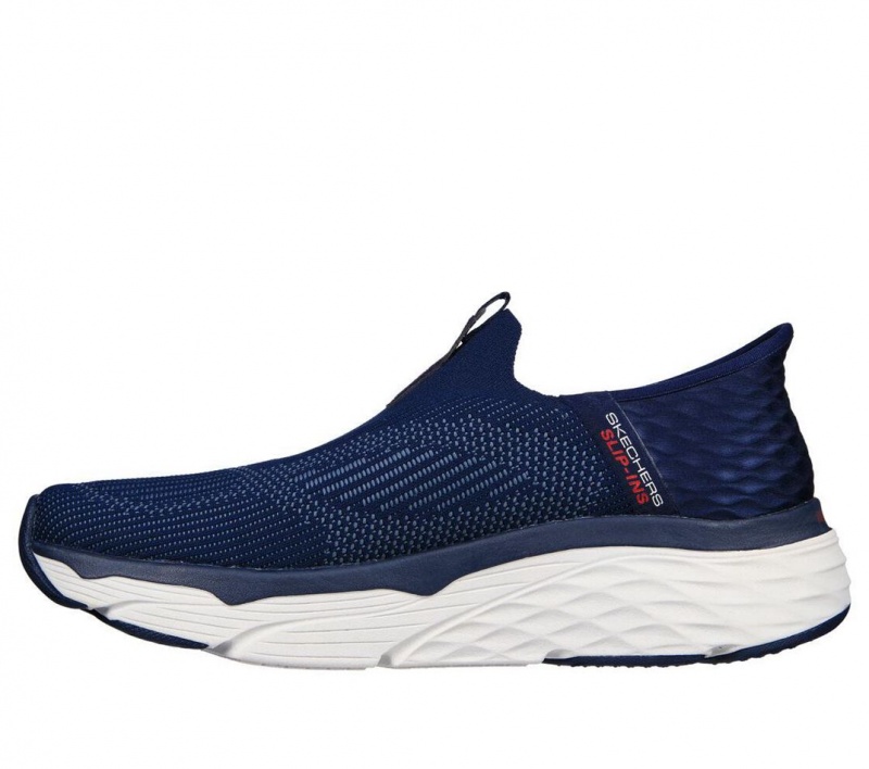 Navy Skechers Slip-ins: Max Cushioning - Advantageous Men's Sneakers | ASKL-40928