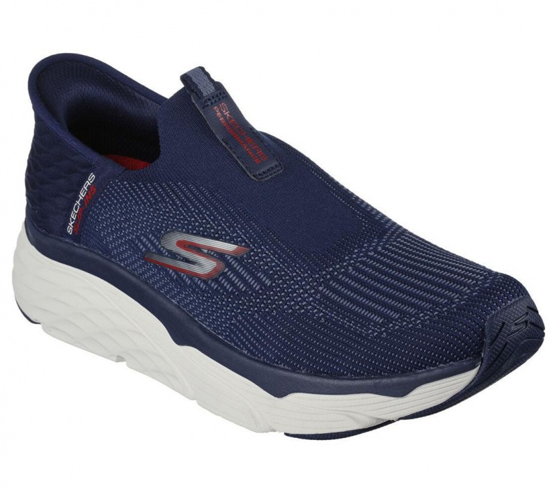 Navy Skechers Slip-ins: Max Cushioning - Advantageous Men's Sneakers | ASKL-40928