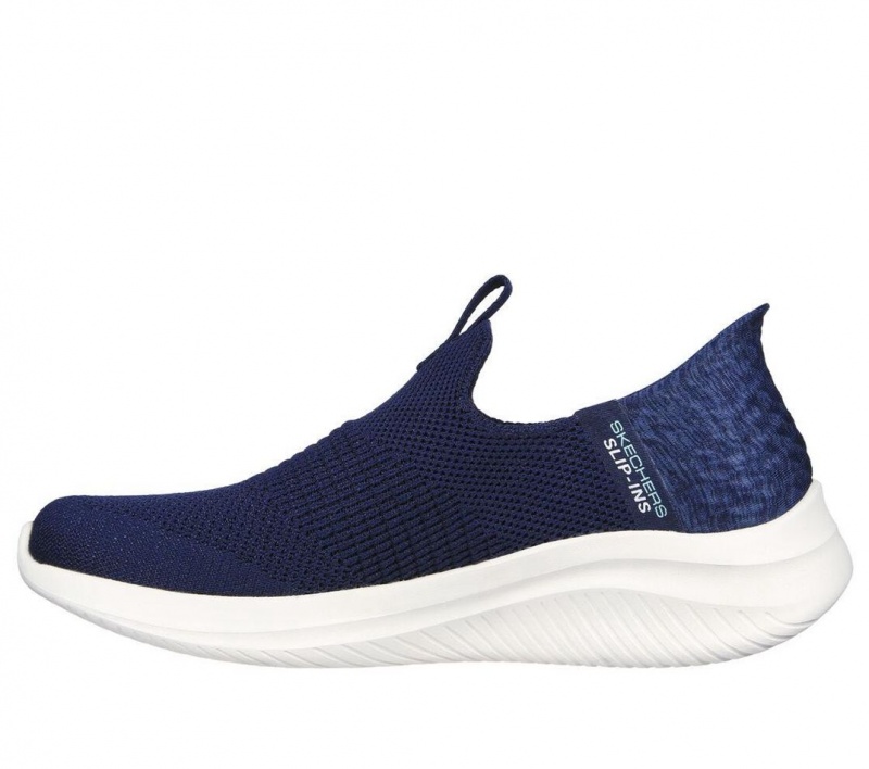 Navy Skechers Slip-ins: Ultra Flex 3.0 - Smooth Step Women's Sneakers | JFMO-34056