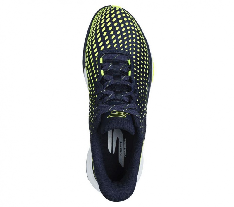 Navy Skechers Slip-ins: Viper Court Elite Men's Sneakers | JXON-81045