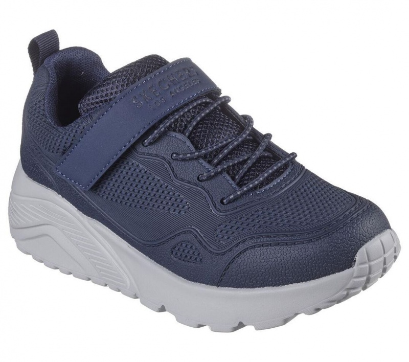 Navy Skechers Uno Lite - Worlo Boys' Sneakers | QFWD-51370