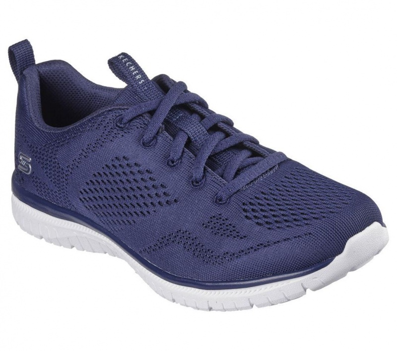 Navy Skechers Virtue - Ambrosia Women's Walking Shoes | BKSA-18234