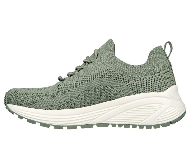 Olive Skechers Bobs Sport Sparrow 2.0 - Allegiance Crew Women's Sneakers | MGEX-46275