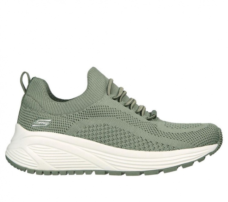 Olive Skechers Bobs Sport Sparrow 2.0 - Allegiance Crew Women\'s Sneakers | MGEX-46275