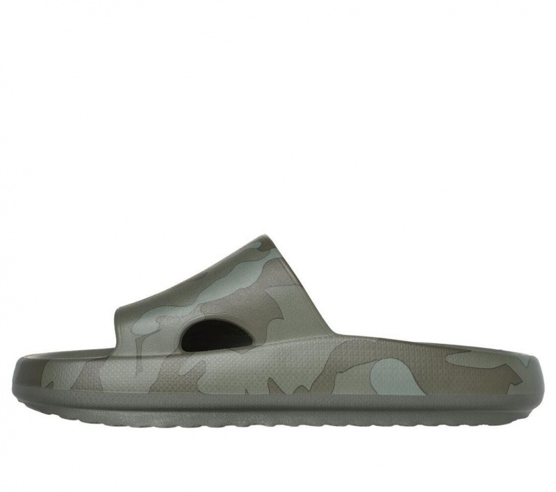 Olive Skechers Foamies: Arch Fit Horizon - Captain Men's Sandals | UGCB-87235