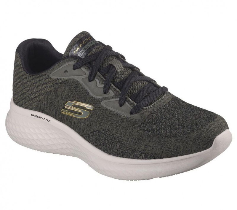 Olive Skechers Skech-lite Pro - Faregrove Men's Sneakers | FMIK-80347