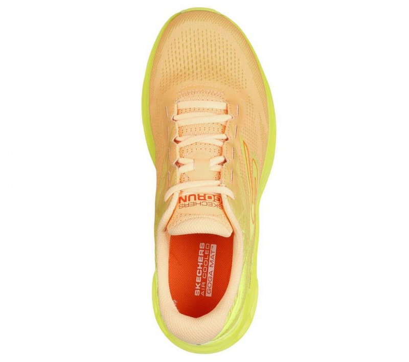 Orange Skechers Go Run Swirl Tech Speed - Ultimate Stride Women's Sneakers | HQFA-53178