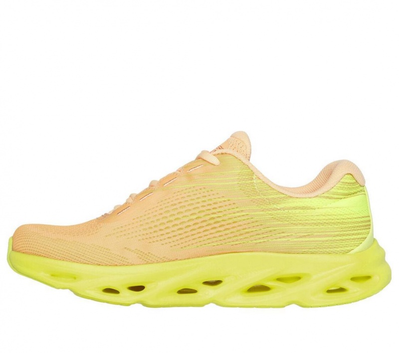 Orange Skechers Go Run Swirl Tech Speed - Ultimate Stride Women's Sneakers | HQFA-53178