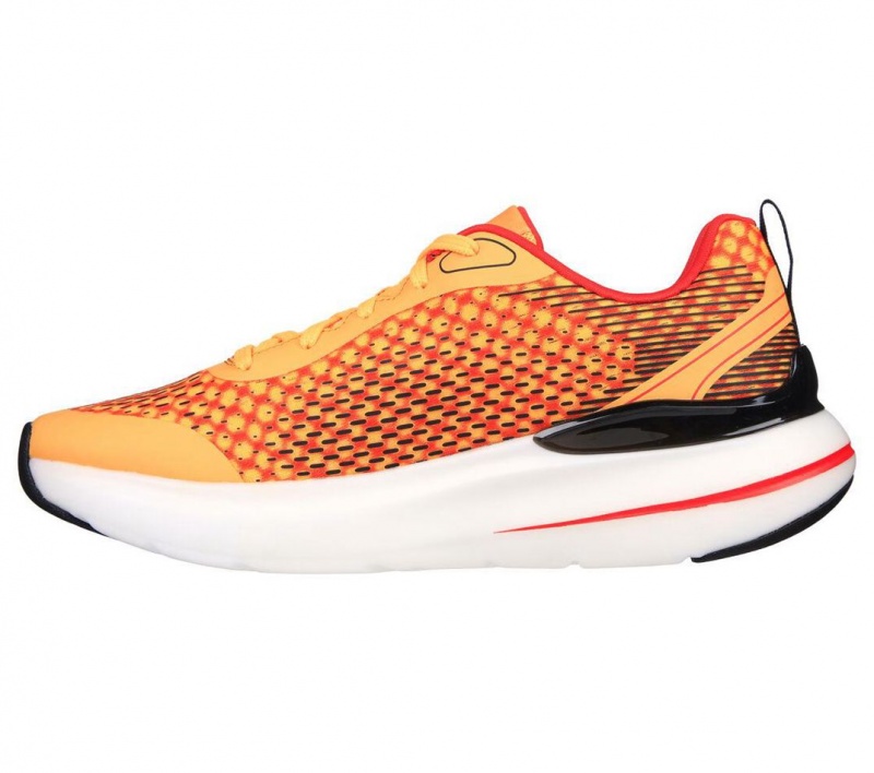 Orange Skechers Max Cushioning Hyper Burst - Synergy Men's Sneakers | XPLV-10456