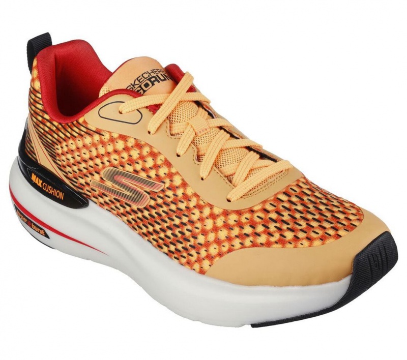 Orange Skechers Max Cushioning Hyper Burst - Synergy Men's Sneakers | XPLV-10456