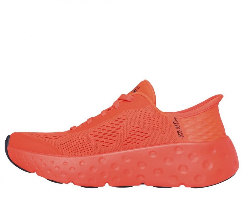 Orange Skechers Slip-ins: Max Cushioning Hyper Craze Women's Sneakers | ZFKX-61738