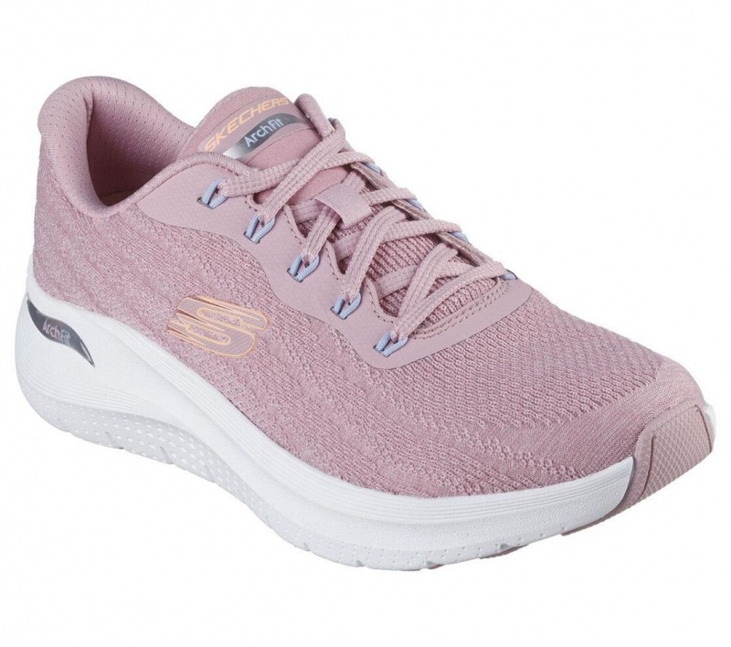 Pink Skechers Arch Fit 2.0 - Rich Vision Women's Sneakers | VWKH-15807