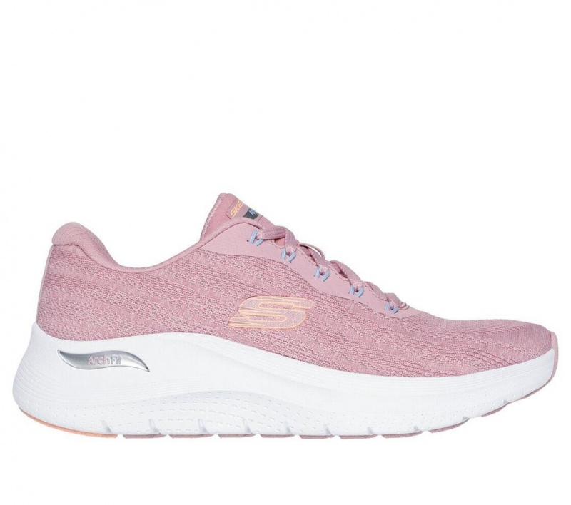 Pink Skechers Arch Fit 2.0 - Rich Vision Women\'s Sneakers | VWKH-15807