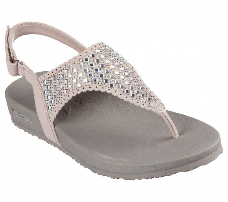 Pink Skechers Arch Fit Meditation - Pixie Women's Sandals | EFXY-68901