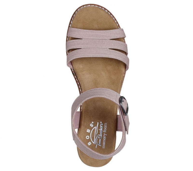 Pink Skechers Bobs Desert Chill - Evening Sun Women's Sandals | TYBZ-15702