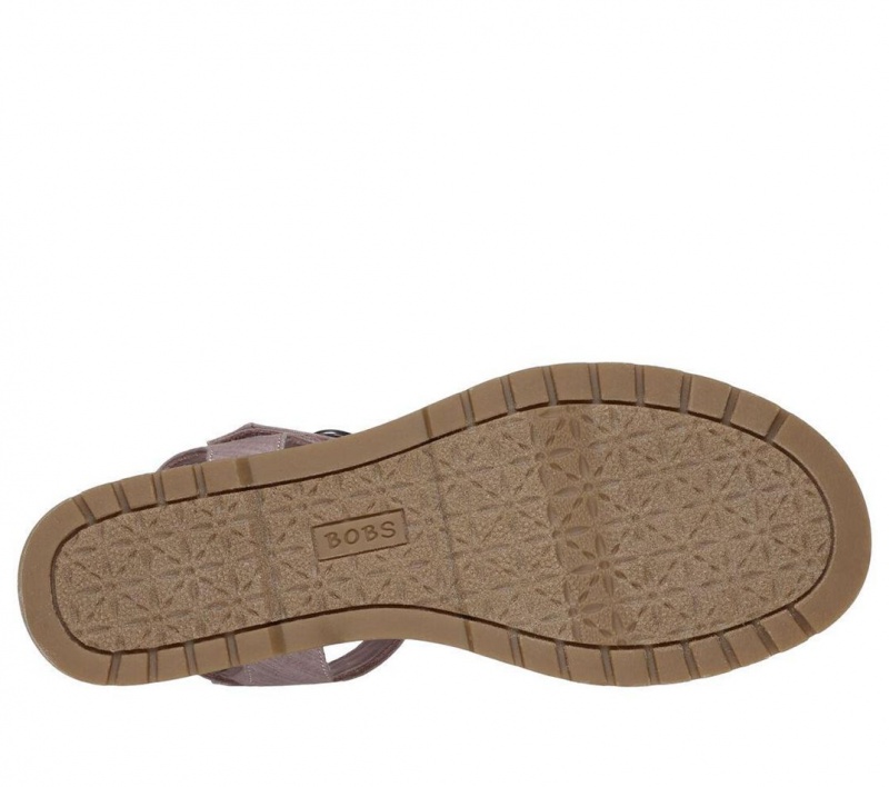 Pink Skechers Bobs Desert Chill - Evening Sun Women's Sandals | TYBZ-15702