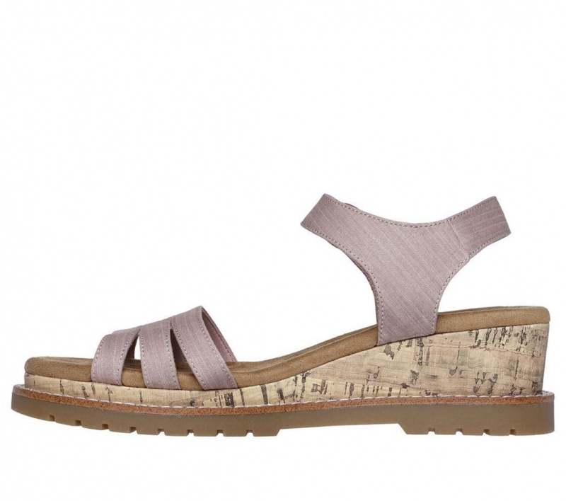 Pink Skechers Bobs Desert Chill - Evening Sun Women's Sandals | TYBZ-15702