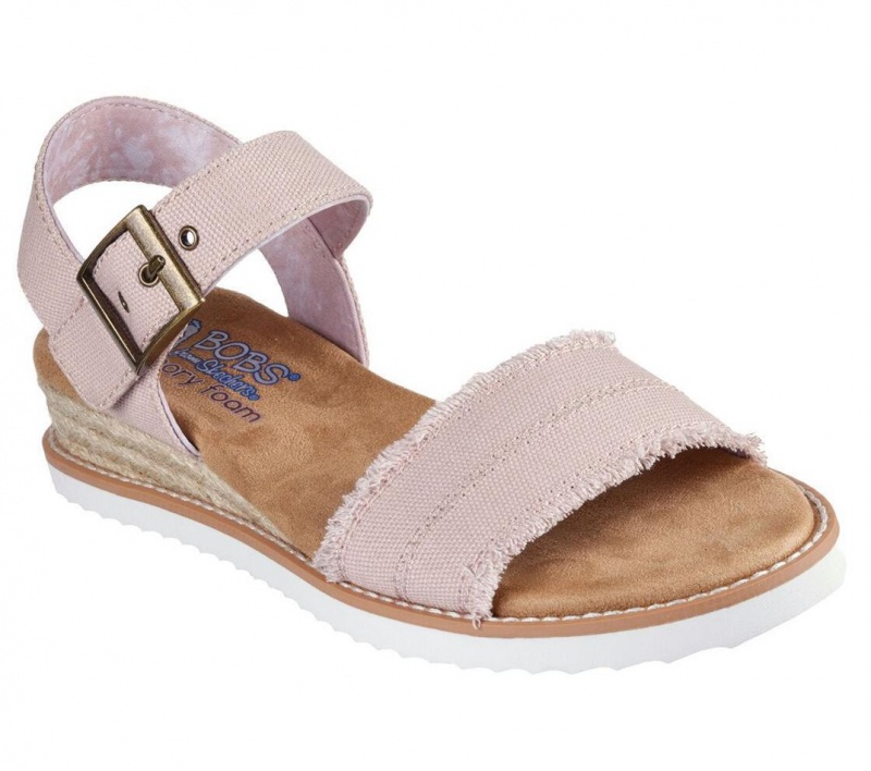 Pink Skechers Bobs Desert Kiss - Adobe Princess Women's Sandals | IBWR-78510