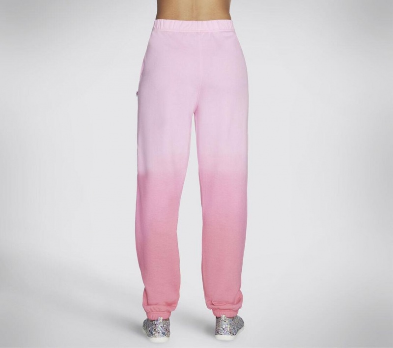 Pink Skechers Bobs Purrfect Terry Ombre Jogger Women's Pants | XLRH-60981